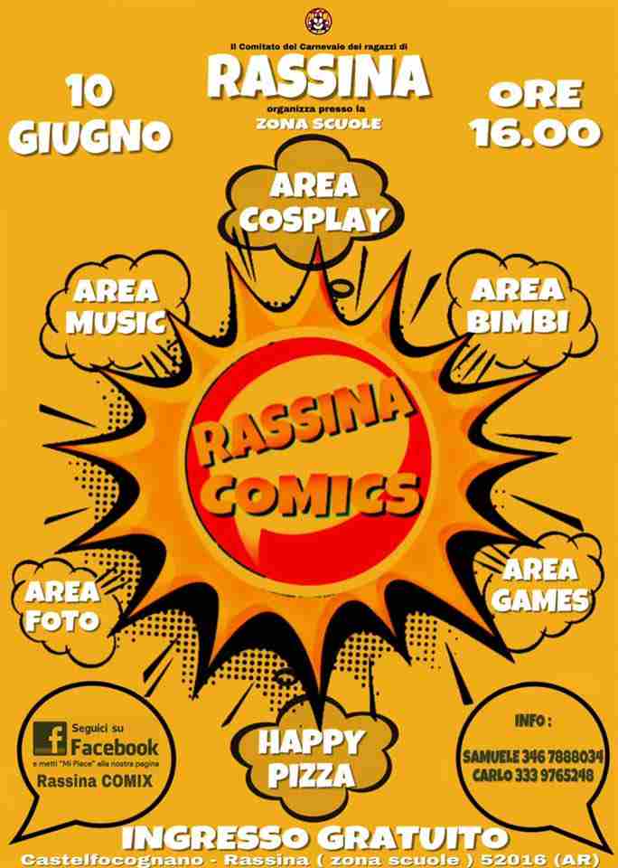 Rassina Comics, un sabato all’insegna del divertimento per tutti