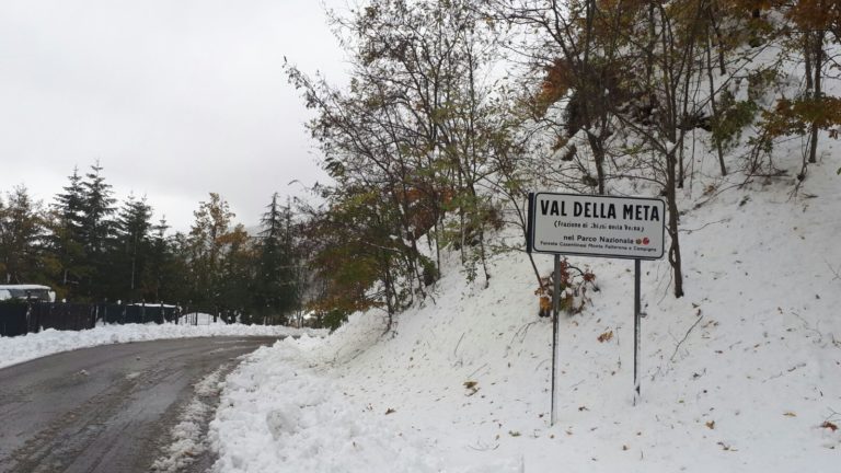 Neve in Vallesanta: disagi a Chiusi della Verna