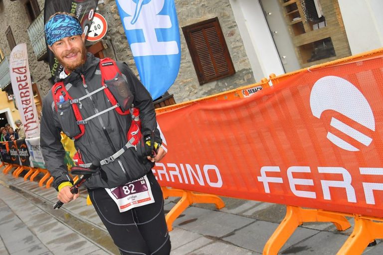 Cristian Caselli, 160 km di corsa (8.000 m di dislivello) per arrivare a Badia Prataglia