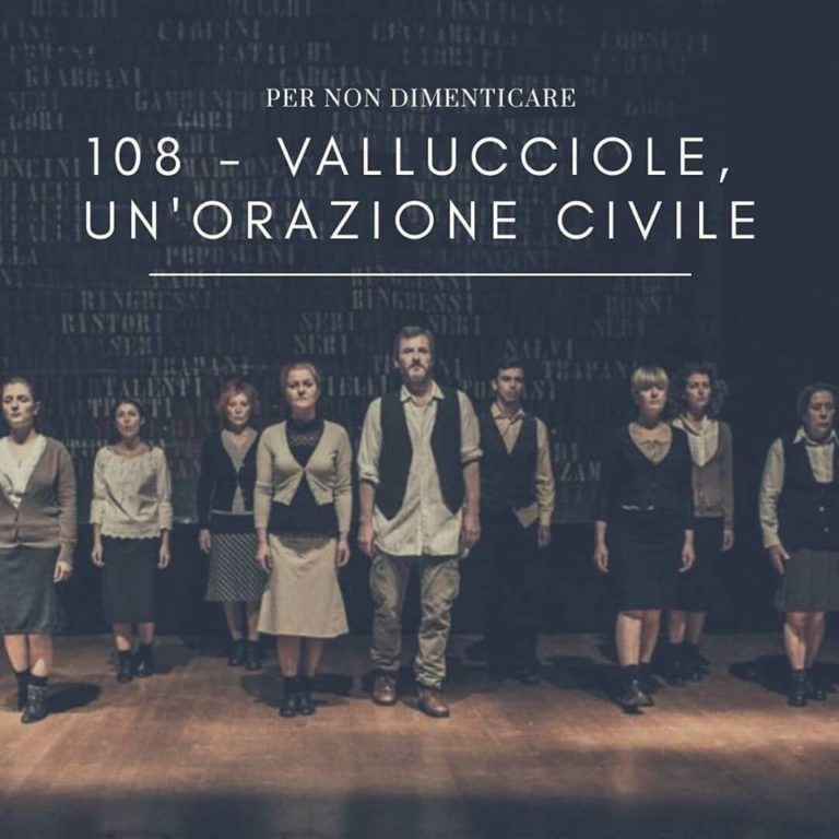 Pieve a Socana diventa teatro per un omaggio alla strage di Vallucciole