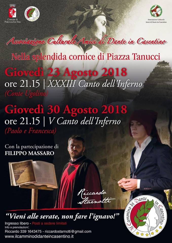 Appuntamento alla Pieve di Santa Maria Assunta (Stia) per la seconda serata dedicata a Dante
