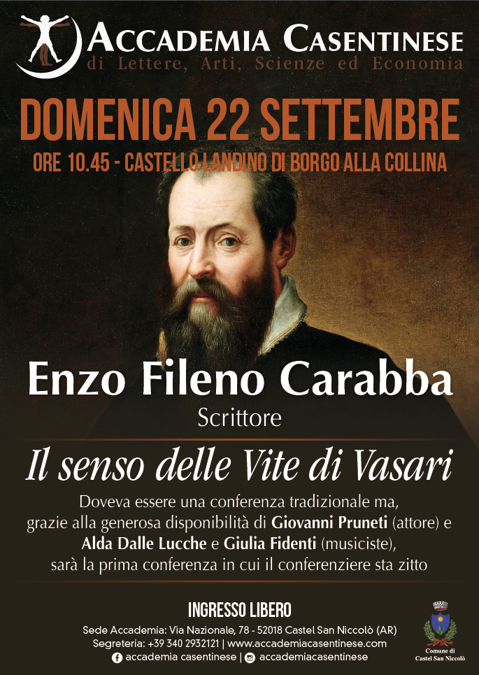 All’Accademia Casentinese arriva Enzo Fileno Carabba