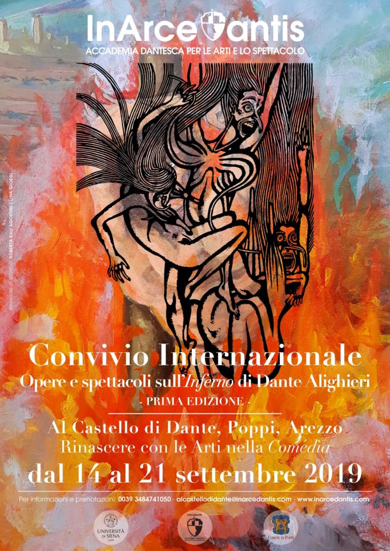 Convivio internazionale al Castello di Poppi: opere e spettacoli sull’Inferno di Dante; dal 14 al 21 settembre