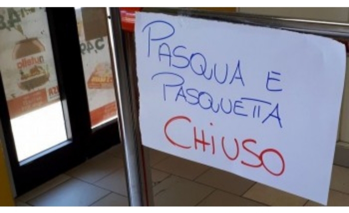 Ordinanza per supermercati e negozi chiusi a Pasqua e Pasquetta in tutta la Toscana