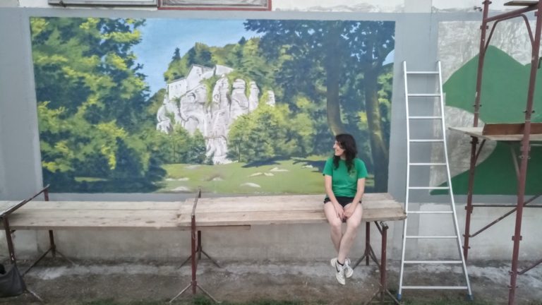 “Voci dal Casentino”: un murales sta nascendo ad Avena