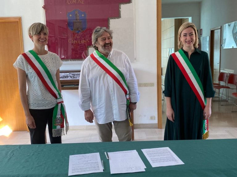 Anche i sindaci di Talla, Subbiano e Capolona hanno firmato il Protocollo d’Intesa per la realizzazione delle “Vie di Dante”.