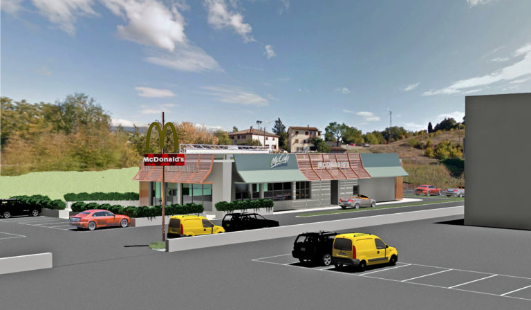 McDonald’s apre in Valdarno grazie all’azienda casentinese Re Falsini Building