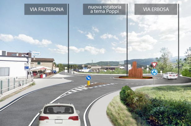 Bando sicurezza stradale: a Porrena verrà realizzata una rotatoria + 5 interventi in Casentino
