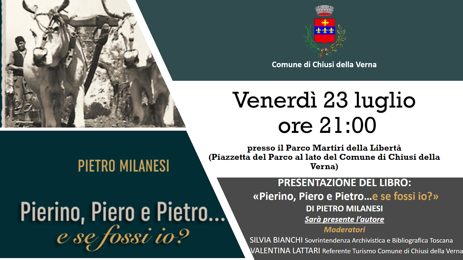 “Pierino, Piero, Pietro…e se fossi io?”, la presentazione domani a Chiusi della Verna