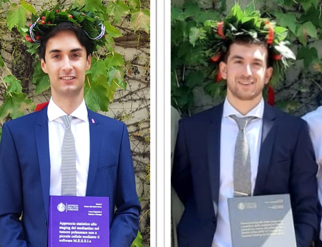 Doppia laurea con il massimo dei voti in medicina per due giovani di Chiusi della Verna: le congratulazioni del sindaco