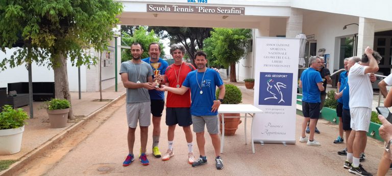 Tennis, Campionato Nazionale Geometri: Arezzo è campione d’Italia!