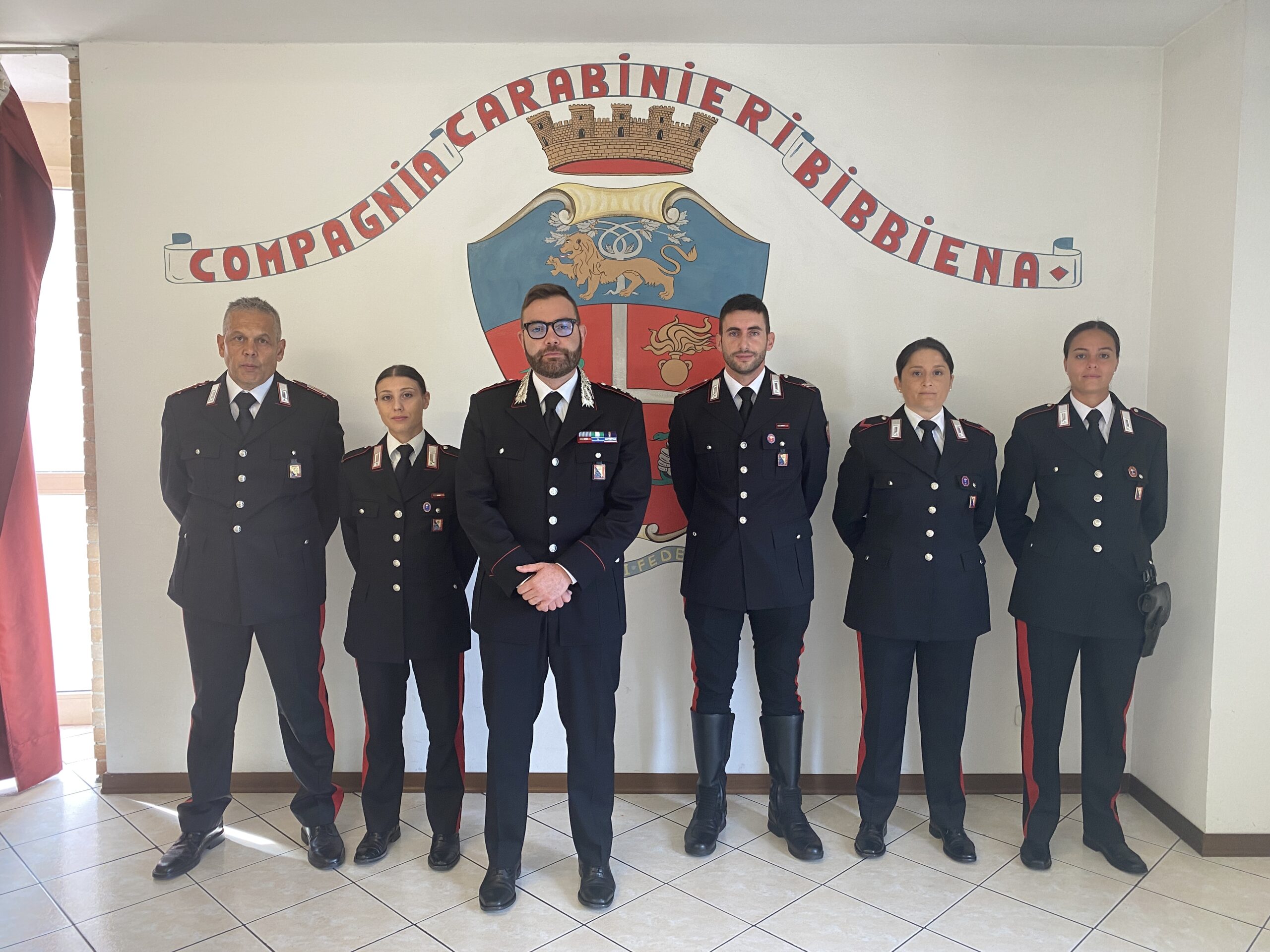 Comando Carabinieri Bibbiena, nuove forze al servizio dei cittadini