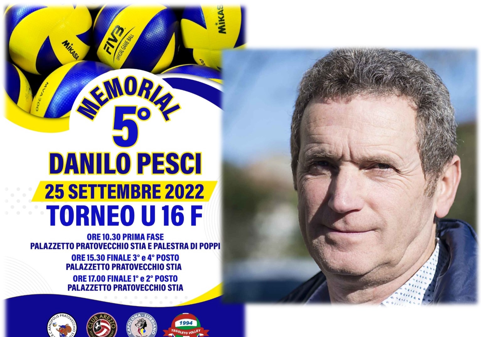 Torna a Pratovecchio Stia il “Memorial Danilo Pesci” di pallavolo