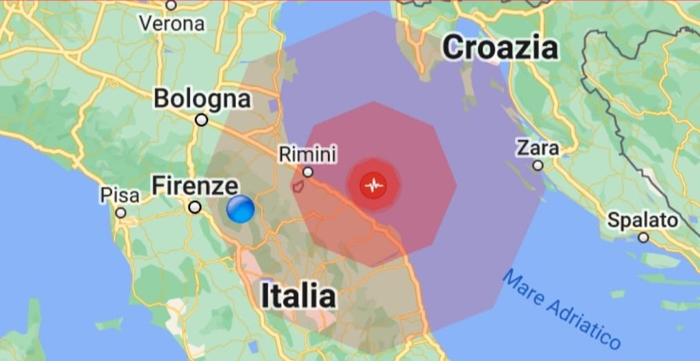 Terremoto mangitudo 5.7, la scossa avvertita anche in Casentino