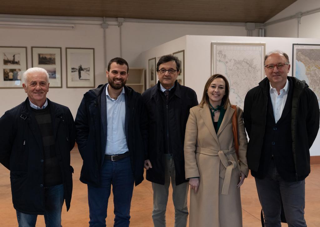Da sinistra; Ermindo Pernici, Filippo Vagnoli, Fabrizio Innocenti, Antonella Secco e Giampiero Luatti
