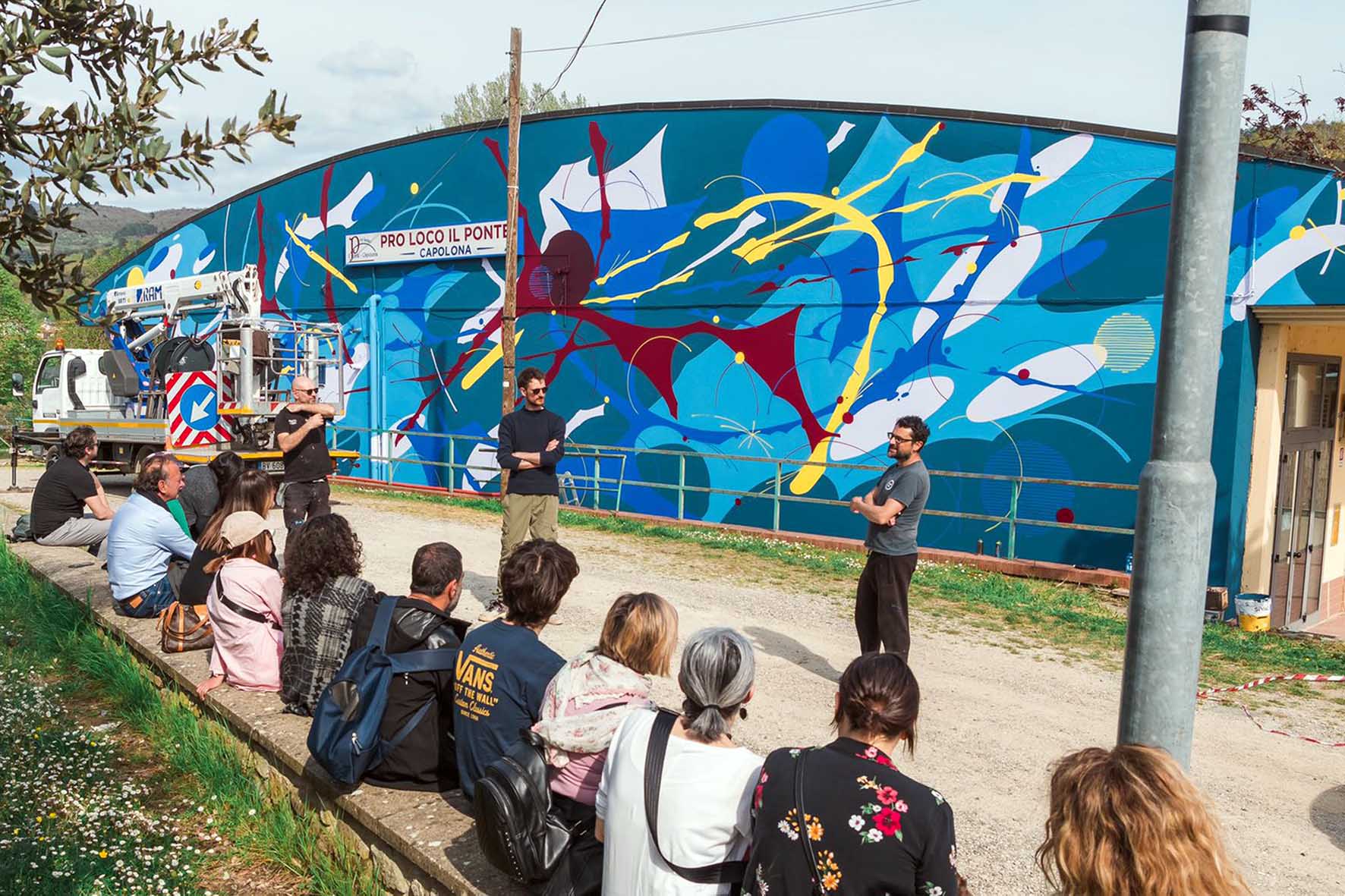 Tre opere di street art hanno arricchito il territorio comunale di Capolona