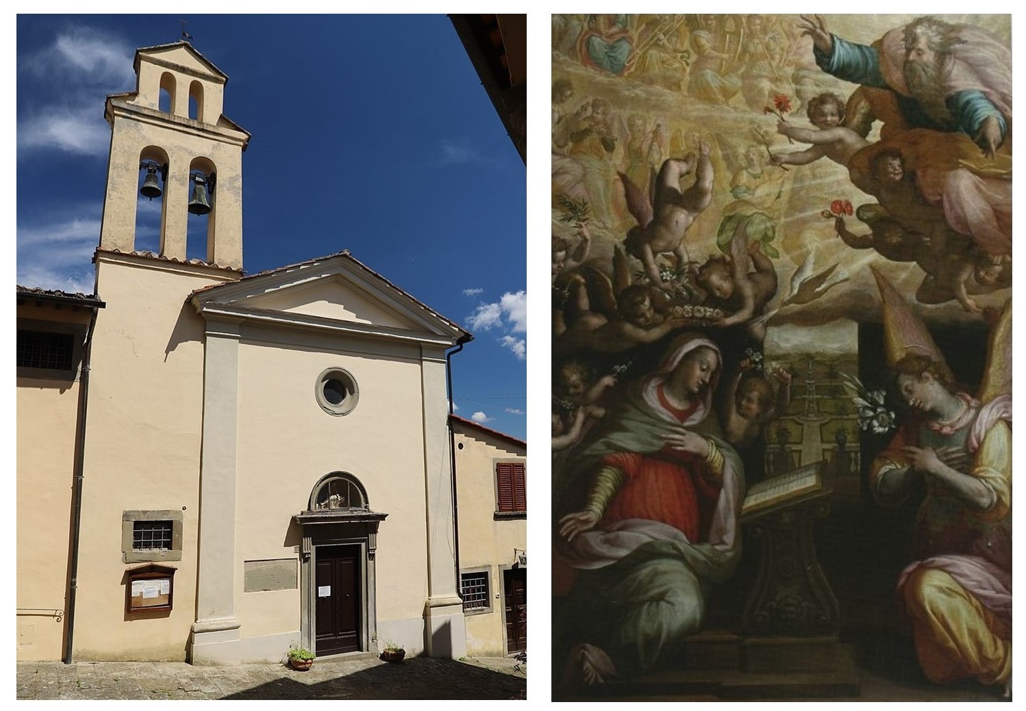 I tesori del Casentino: l’Annunciazione di Morandini nella Chiesa SS Annunziata di Poppi