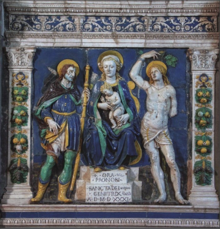 I Tesori del Casentino: San Sebastiano in una pala d’altare nelll’Oratorio della Madonna del Ponte a Stia