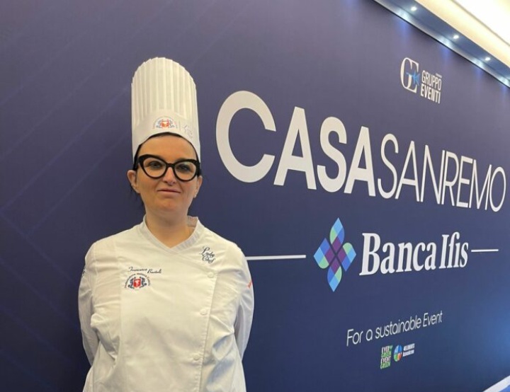 Francesca Bartoli a Casa Sanremo poi a Rimini per il concorso Lady Chef