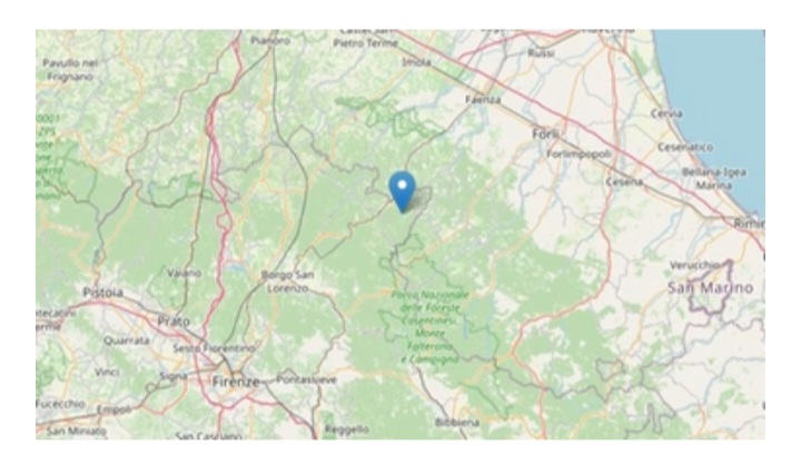 Terremoto in provincia di FI, la scossa avvertita anche in Casentino